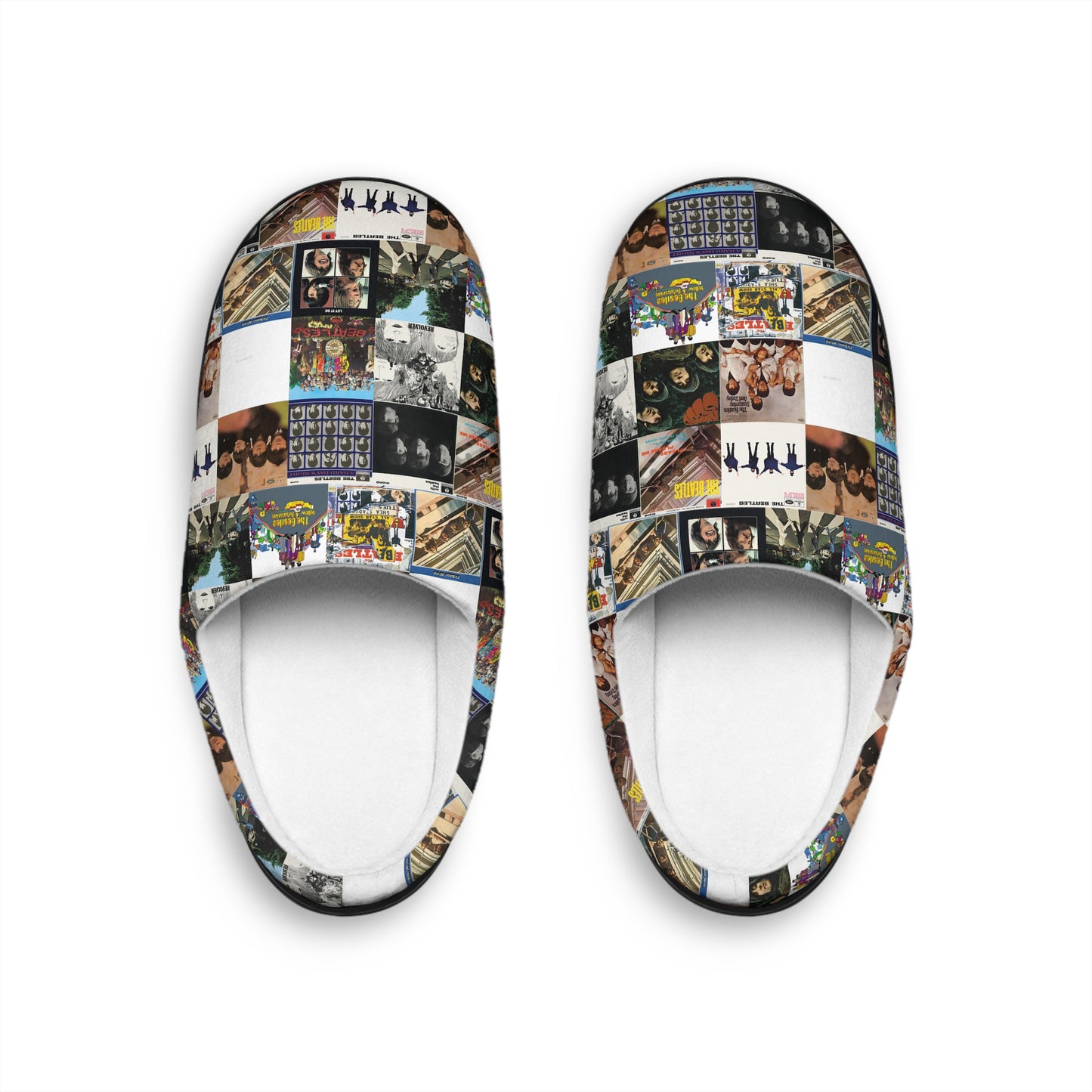 The Beatles Album Cover Collage Women's Indoor Slippers