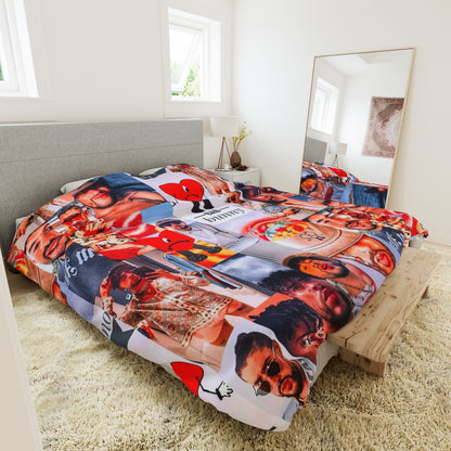 Bad Bunny Un Verano Sin Ti Photo Collage Duvet Cover