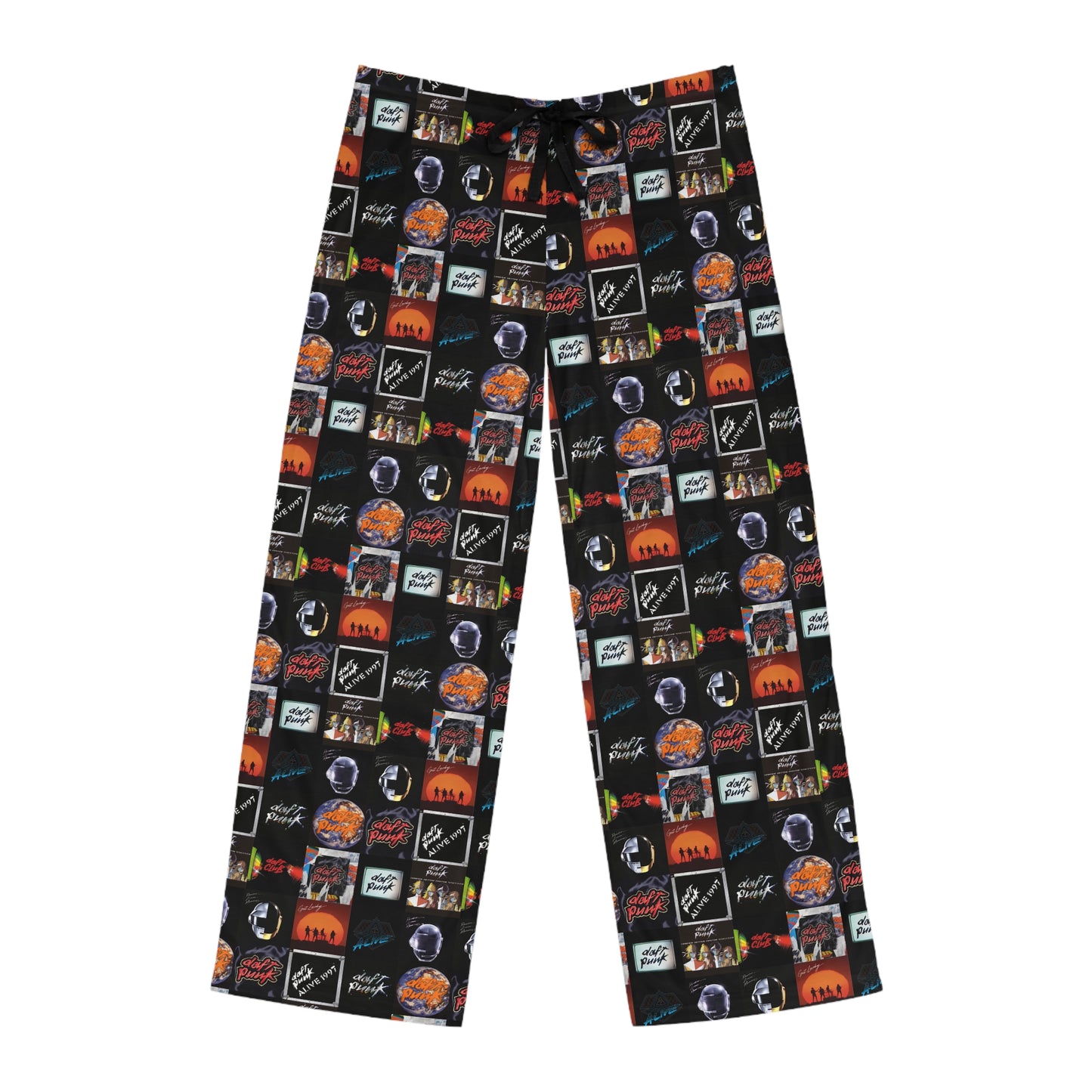 Daft Punk Album Cover Art Collage Men's Pajama Pants