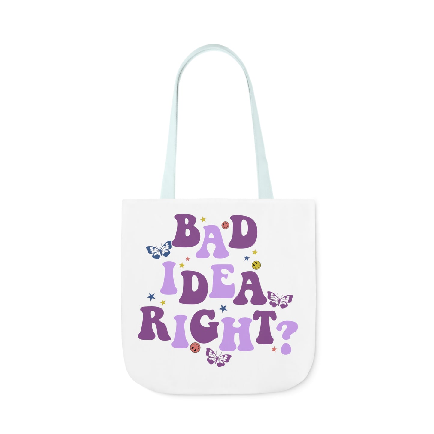 Olivia Rodrigo Bad Idea Right? Polyester Canvas Tote Bag