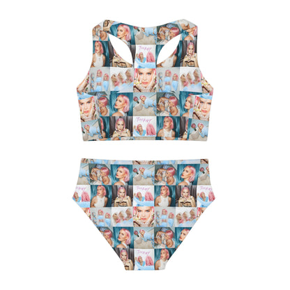 Anne Marie Therapy Mosaic Girls Two Piece Swimsuit