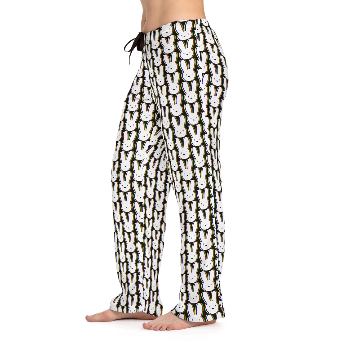 Bad Bunny Logo Pattern Women's Pajama Pants