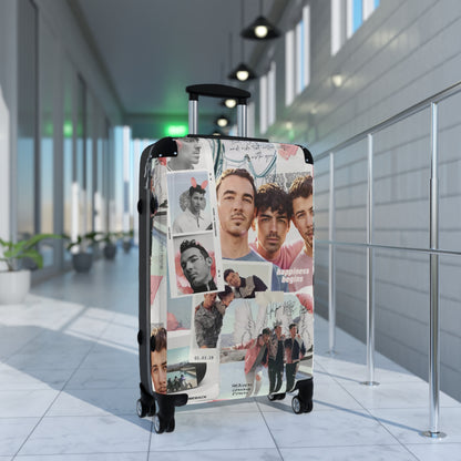 Jonas Brothers Happiness Begins Collage Suitcase