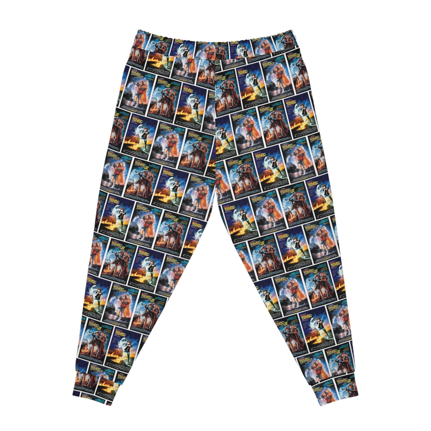 Back To The Future Movie Posters Collage Athletic Jogger Sweatpants