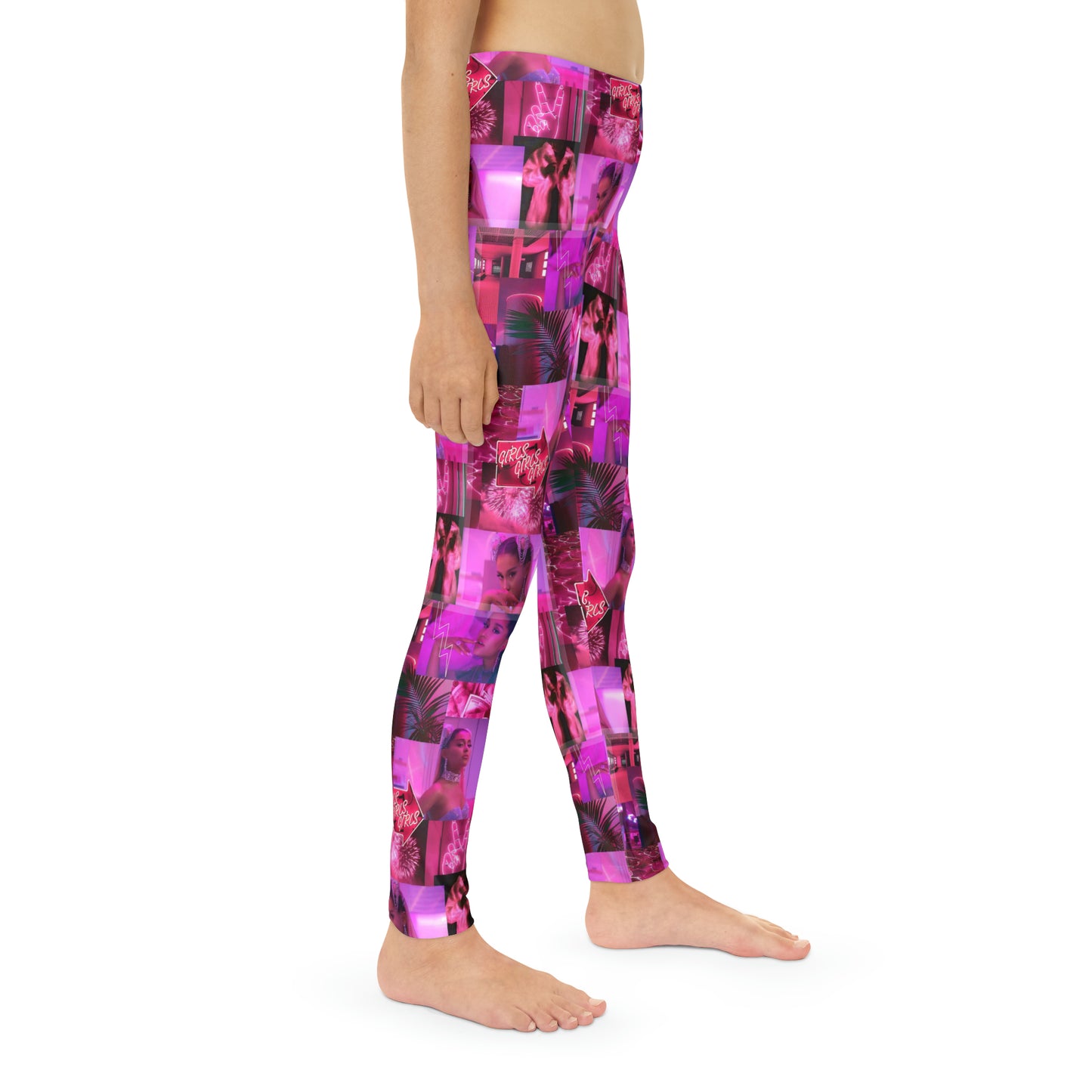 Ariana Grande 7 Rings Collage Youth Leggings