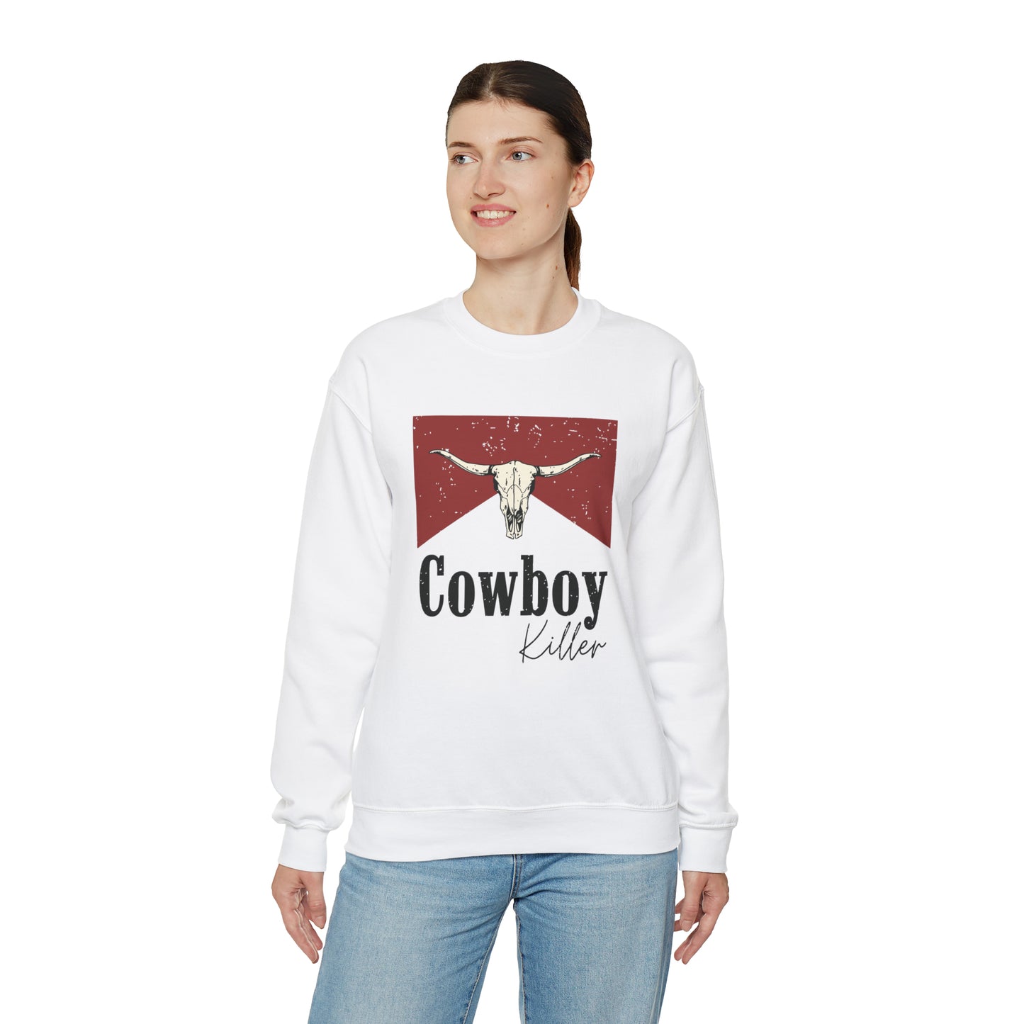 Morgan Wallen Cowboy Killer Unisex Heavy Blend Crewneck Sweatshirt