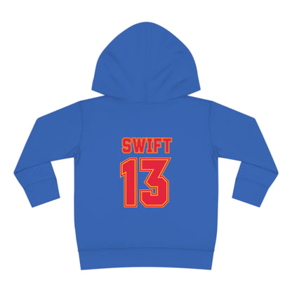 Taylor Swift In My Chiefs Era Toddler Pullover Fleece Hoodie