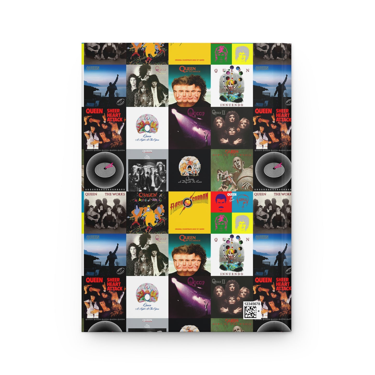 Queen Album Cover Collage Hardcover Journal