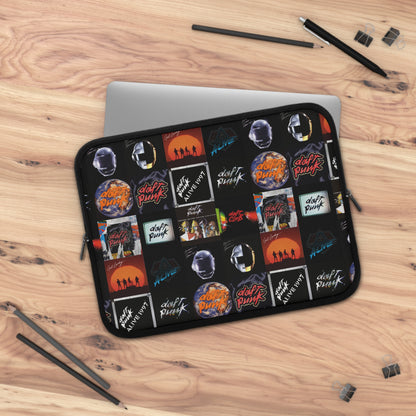 Daft Punk Album Cover Art Collage Laptop Sleeve