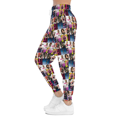 Miley Cyrus Album Cover Collage Athletic Jogger Sweatpants