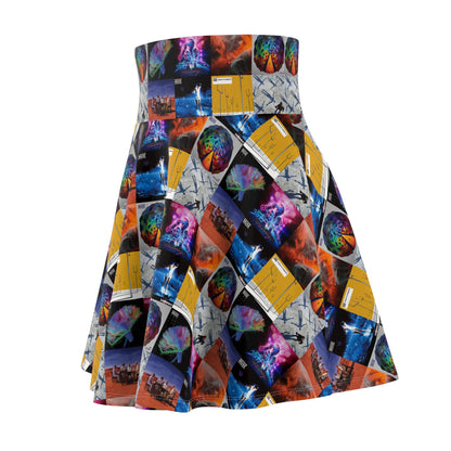 Muse Album Cover Collage Women's Skater Skirt