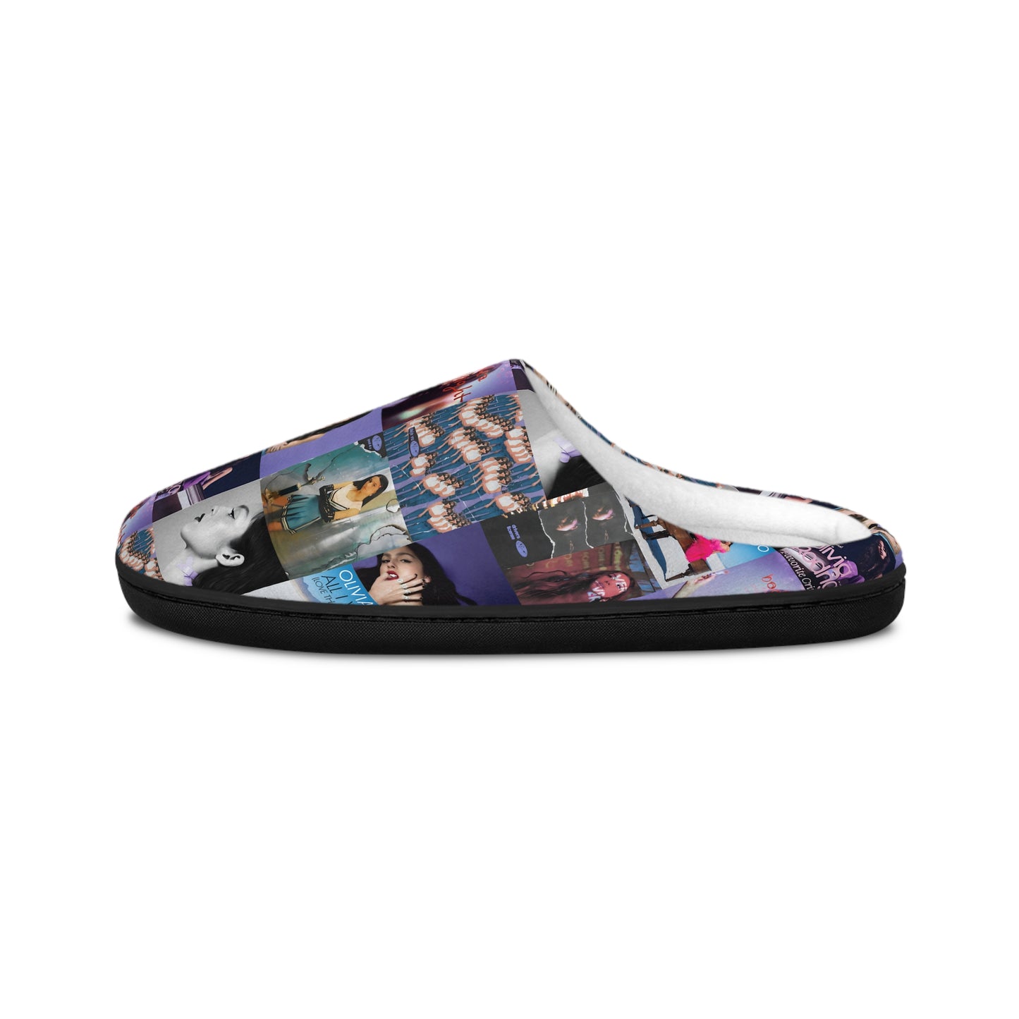 Olivia Rodrigo Album Cover Art Collage Men's Indoor Slippers