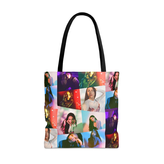 Olivia Rodrigo Portrait Collage Tote Bag