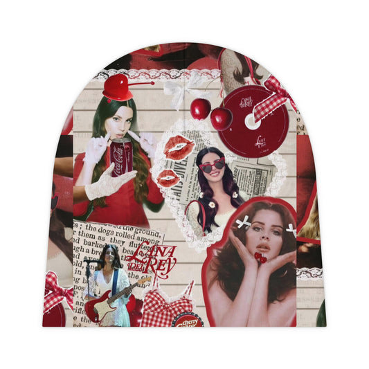 Lana Del Rey Cherry Coke Collage Baby Beanie
