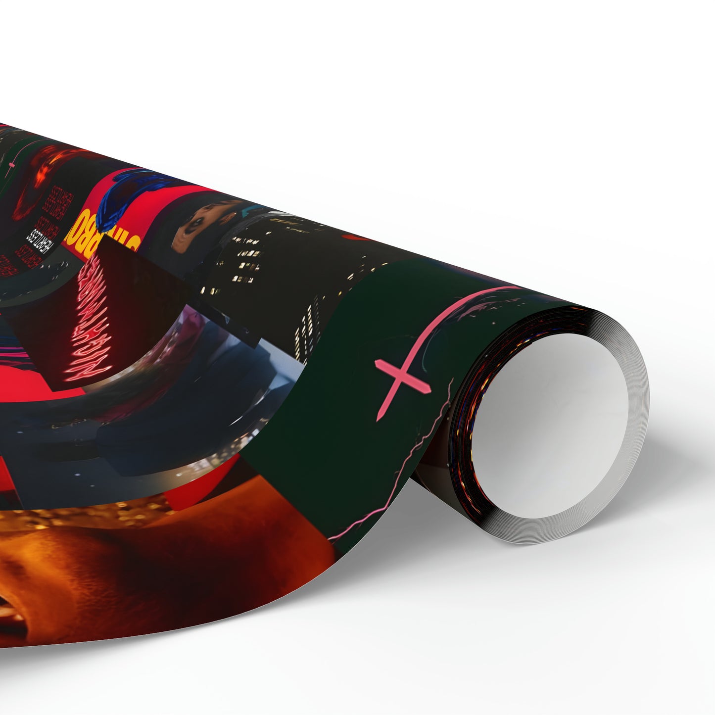 The Weeknd Heartless Nightmares Collage Gift Wrapping Paper