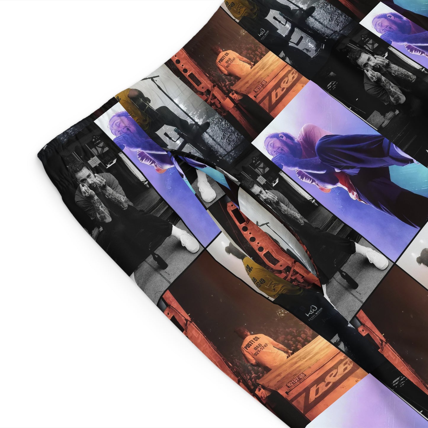 Post Malone On Tour Collage Men's Board Shorts