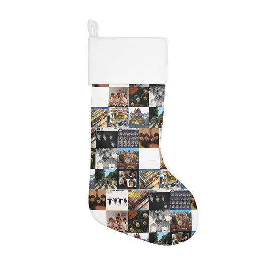 The Beatles Album Cover Collage Christmas Holiday Stocking