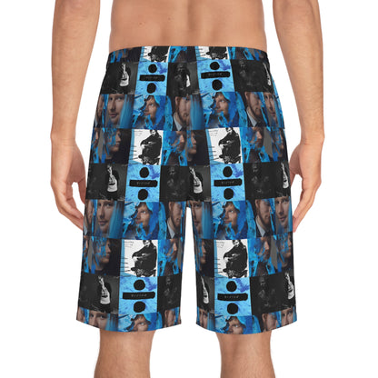 Ed Sheeran Divide Mosaic Men's Board Shorts