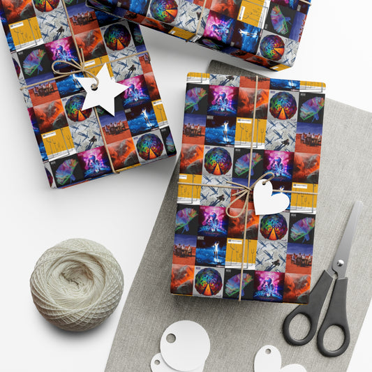 Muse Album Cover Collage Gift Wrap Paper