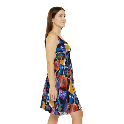 Muse Album Cover Collage Women's Skater Dress