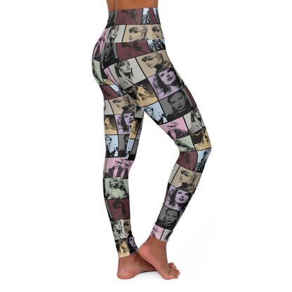 Taylor Swift Eras Collage High Waisted Yoga Leggings