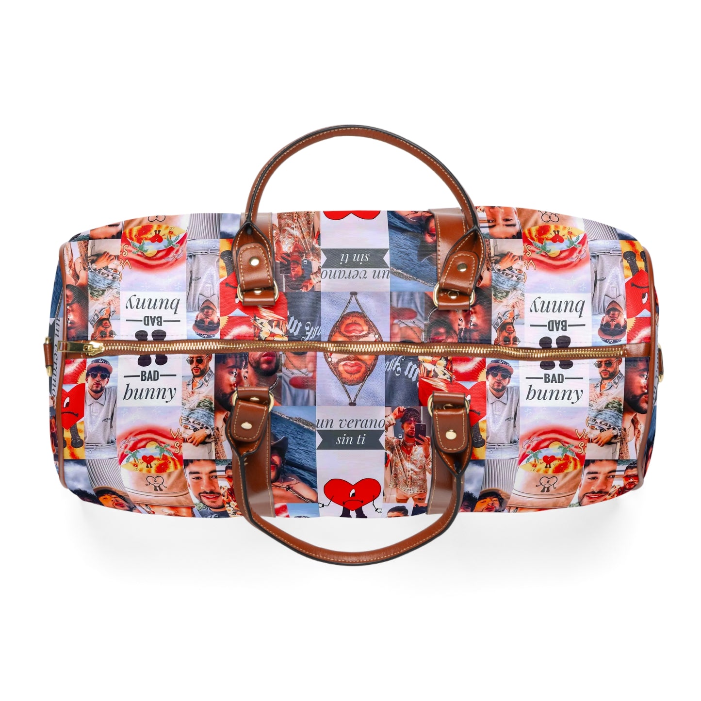 Bad Bunny Un Verano Sin Ti Photo Collage Waterproof Travel Bag