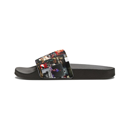 Slipknot Chaotic Album Art Collage Women's Slide Sandals