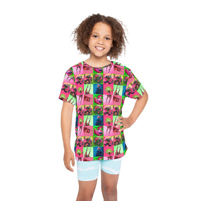 Lady Gaga Dawn of Chromatica Mosaic Kids Sports Jersey