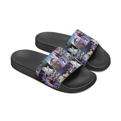 Olivia Rodrigo Album Cover Art Collage Women's Slide Sandals