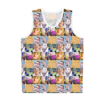 Miley Cyrus & Her Dead Petz Mosaic Basketball Jersey