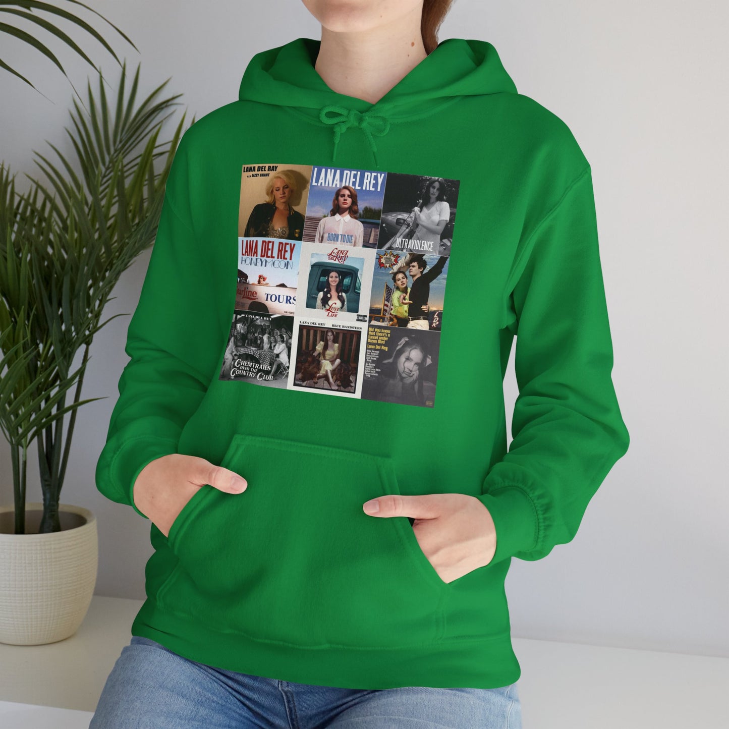 Lana Del Rey Album Cover Collage Unisex Heavy Blend Hooded Sweatshirt