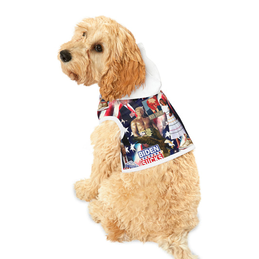 Donald Trump 2024 MAGA Montage Pet Hoodie