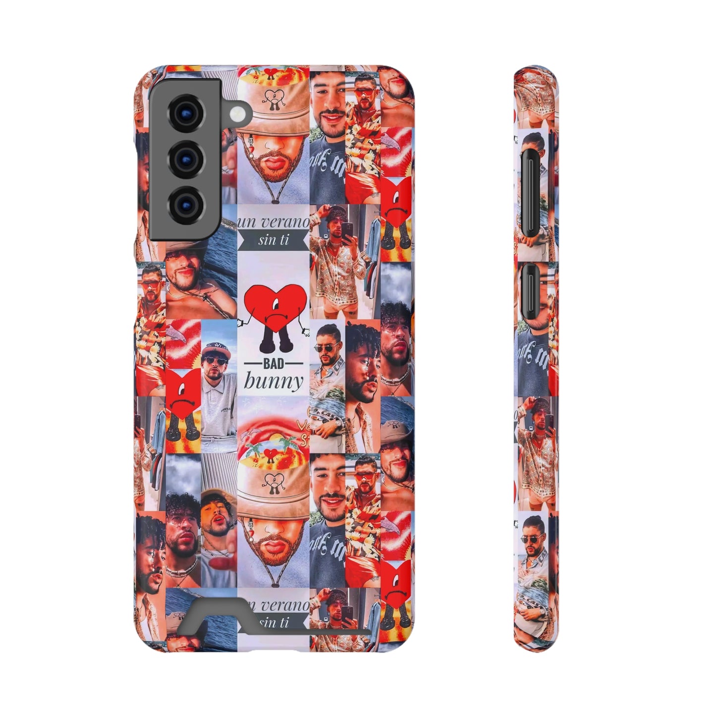 Bad Bunny Un Verano Sin Ti Photo Collage Phone Case With Card Holder