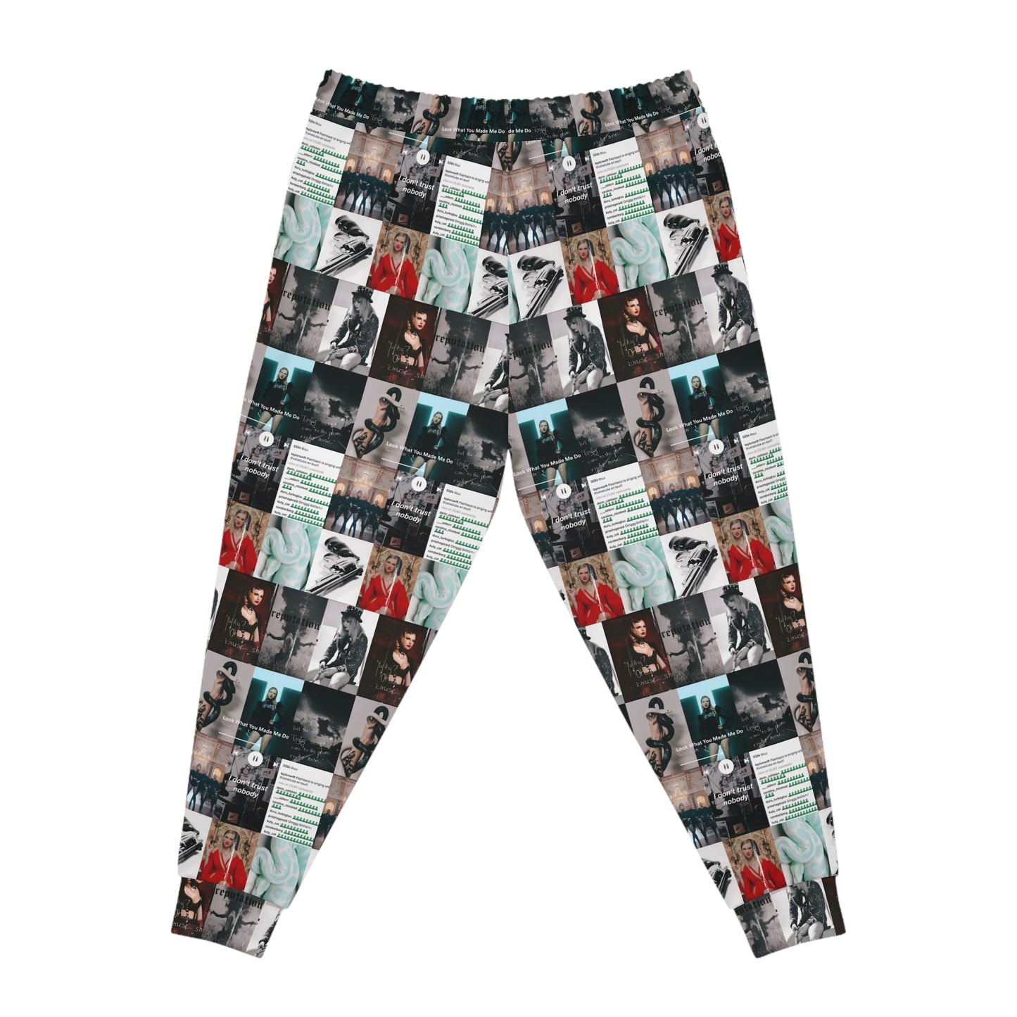 Taylor Swift Reputation Look What You Made Me Do Mosaic Athletic Joggers