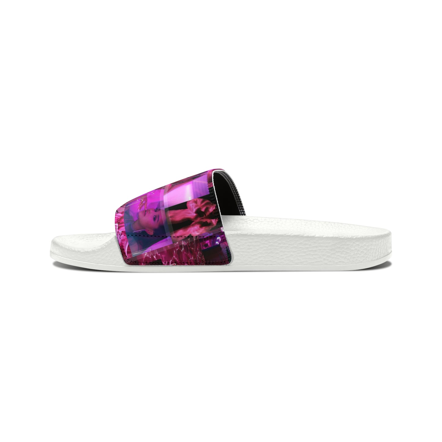 Ariana Grande 7 Rings Collage Youth Slide Sandals