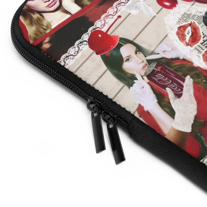 Lana Del Rey Cherry Coke Collage Laptop Sleeve