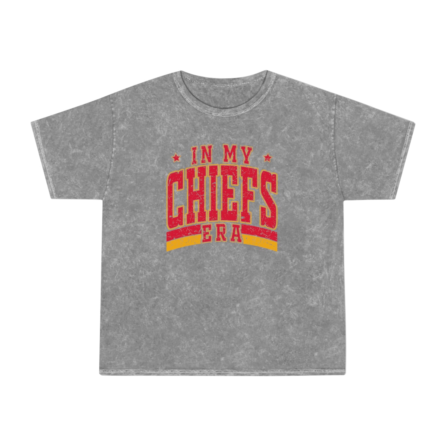 Taylor Swift In My Chiefs Era Unisex Mineral Wash Vintage Tee Shirt