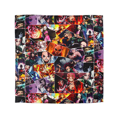 Demon Slayer Reflections Collage Microfiber Duvet Cover