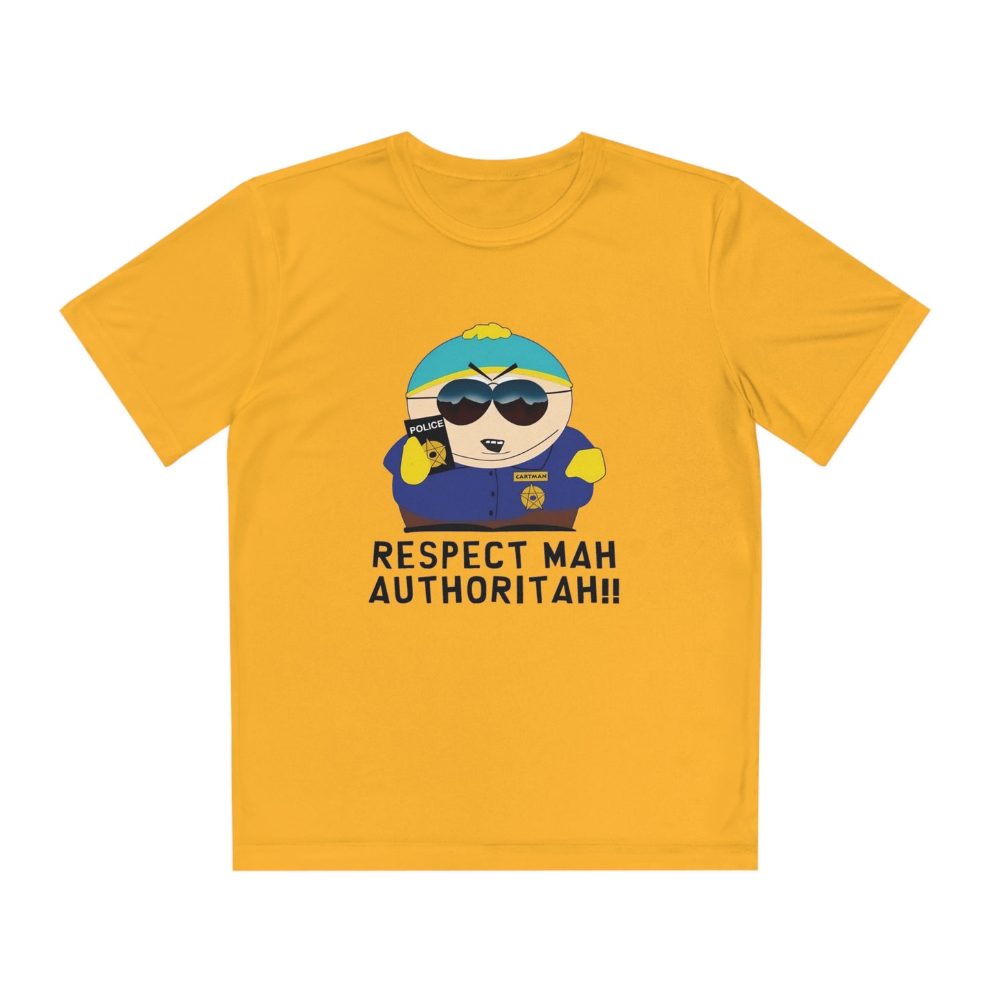 South Park Cartman Respect Mah Autheritah! Youth Competitor Tee