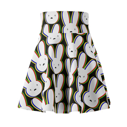 Bad Bunny Logo Pattern Women's Skater Skater Skirt