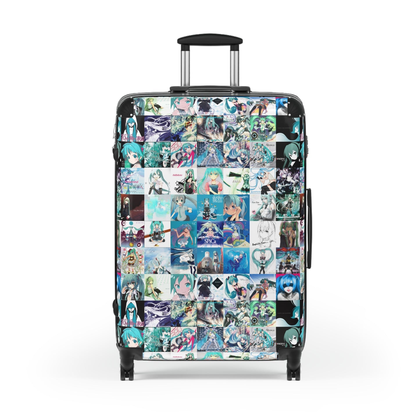 Hatsune Miku Album Cover Collage Suitcase