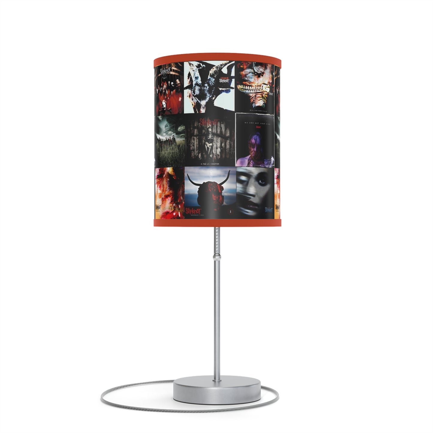 Slipknot Album Art Collage Lamp on a Stand