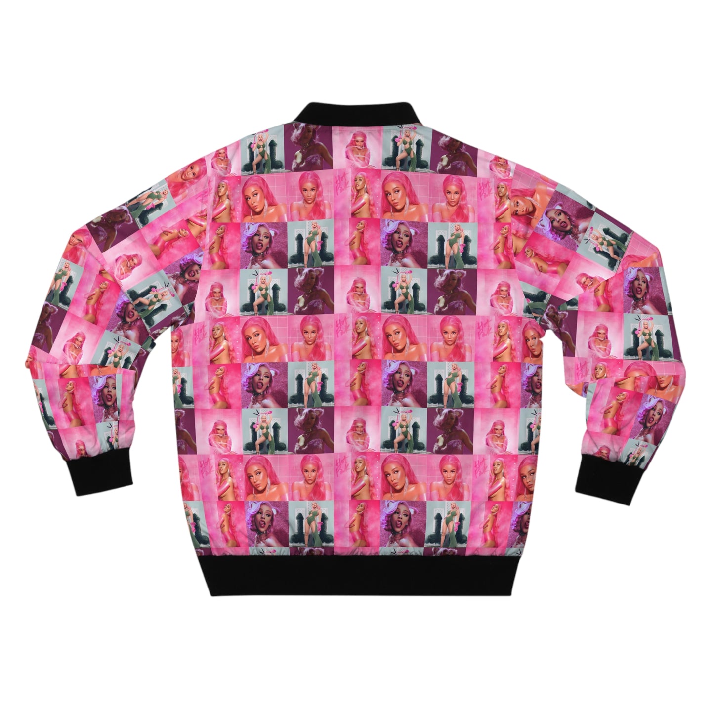 Doja Cat Hot Pink Mosaic Men's Bomber Jacket