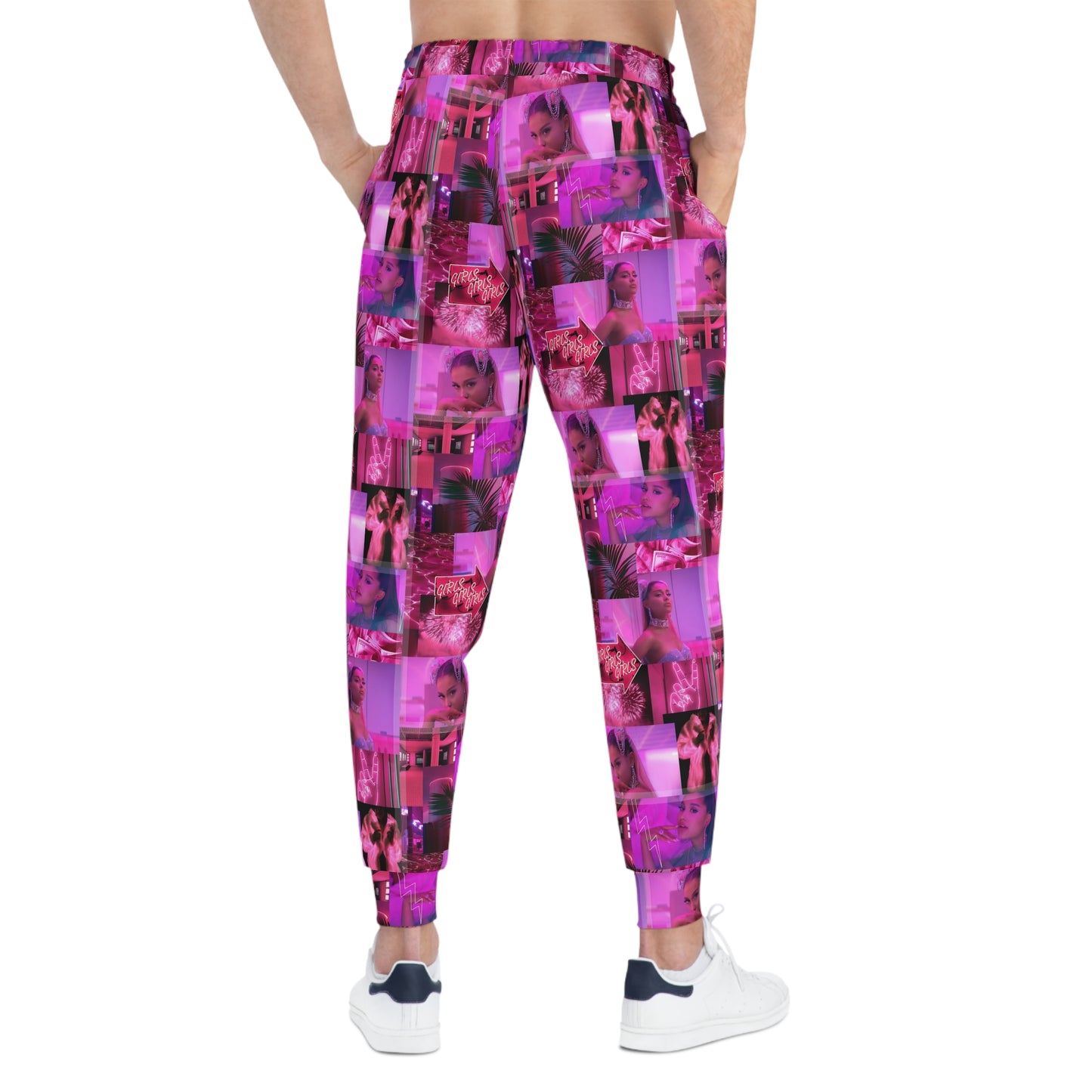 Ariana Grande 7 Rings Collage Athletic Jogger Sweatpants