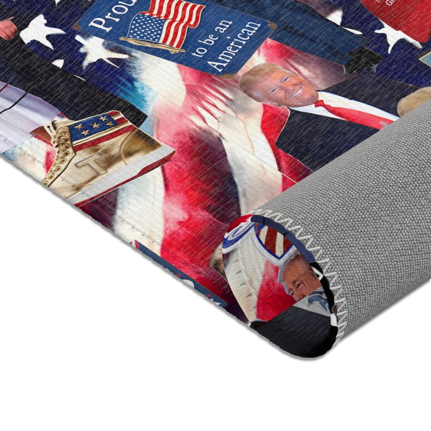 Donald Trump 2024 MAGA Montage Area Rugs