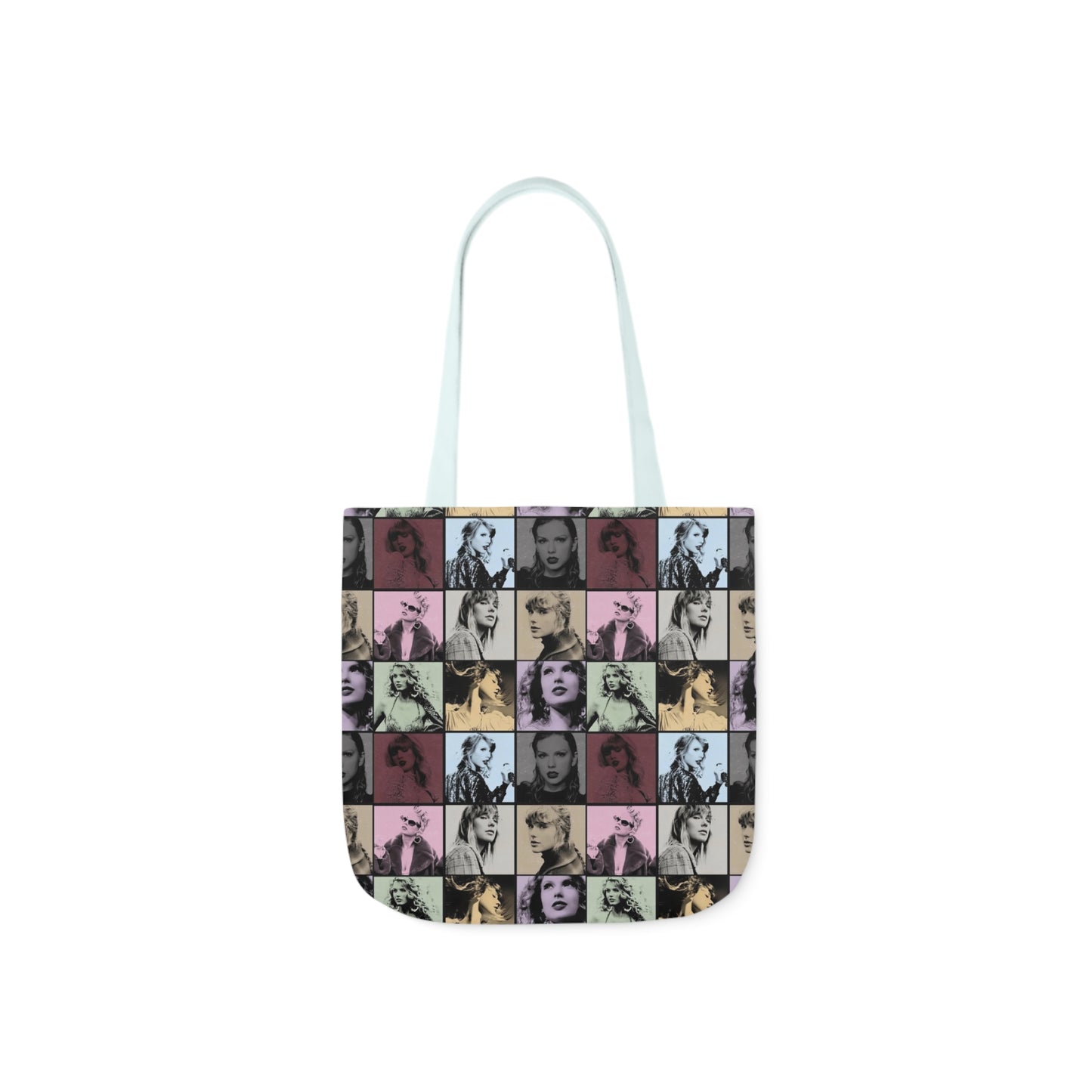 Taylor Swift Eras Collage Polyester Canvas Tote Bag