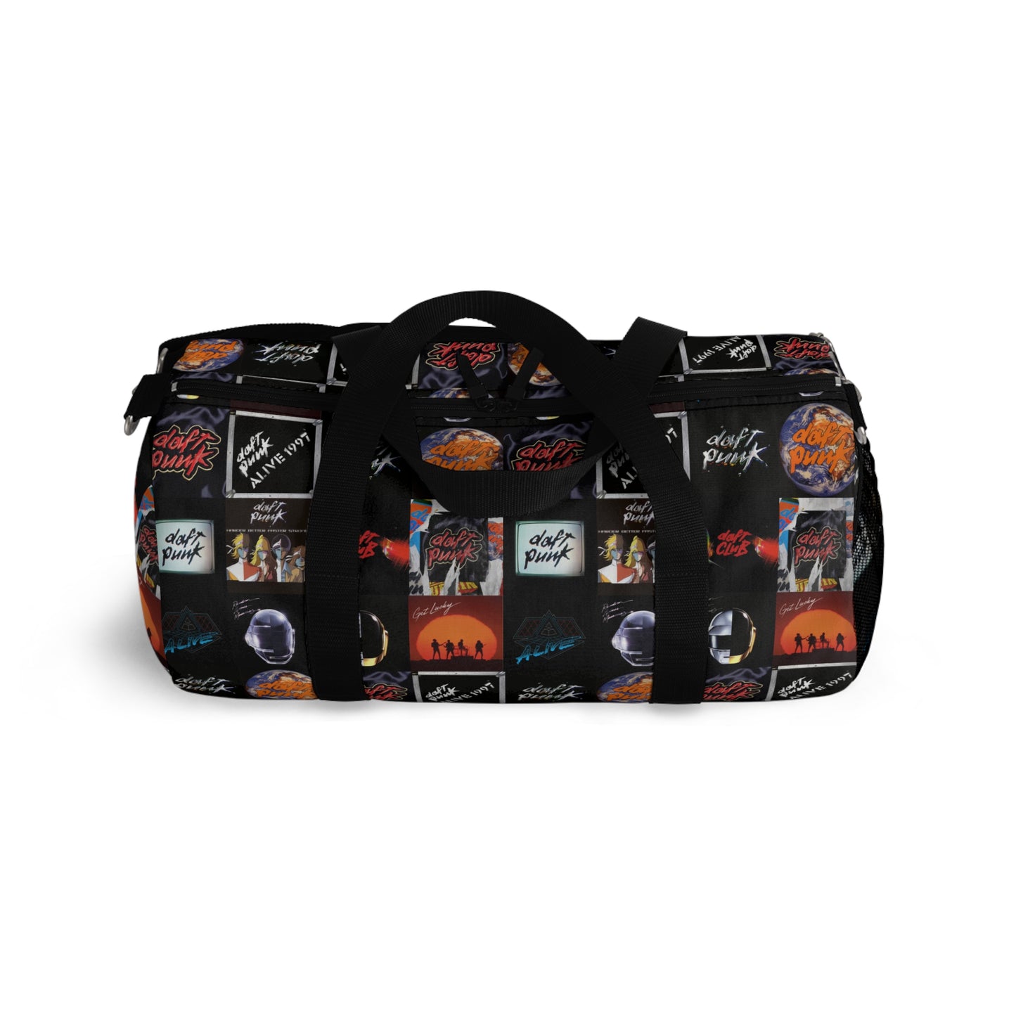 Daft Punk Album Cover Art Collage Duffel Bag