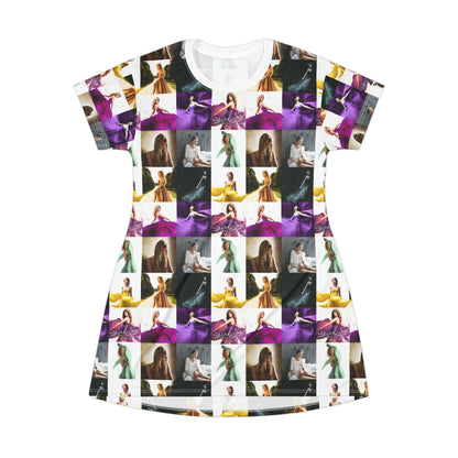 Taylor Swift Speak Now Mosaic T-Shirt Dress