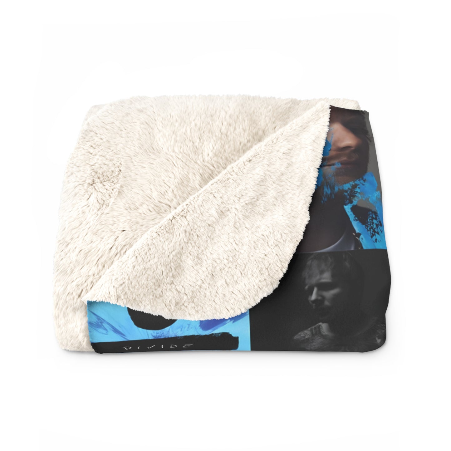 Ed Sheeran Divide Mosaic Sherpa Fleece Blanket