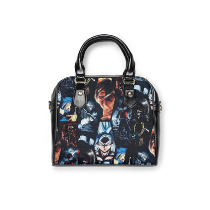 Anime Hero Montage Shoulder Handbag